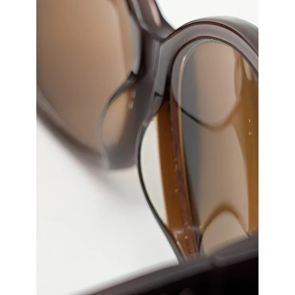 Saks Fifth Avenue 69/S Sunglass Frames Only Brown Floral Inlay Temples 57-15-135